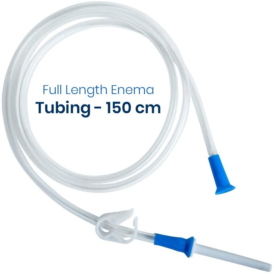 HealthAndYoga(TM) Replacement Enema Tubing with Clamp and Nozzle, Super Economical, Hygienic, Medical Grade PVC- 1.5 Meter - Image 4