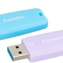 Espeon 2-Pack 64GB USB 3.1 Flash Drive, Macaroon colours - Light Blue, Light Violet