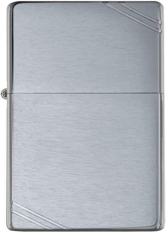 Zippo Windproof Lighter | Metal Long Lasting Zippo Lighter | Best with Zippo Lighter Fluid | Perfect for Cigarettes Cigar Candle Pocket Lighter | Vintage with Slashes | Brushed Chrome - Image 2