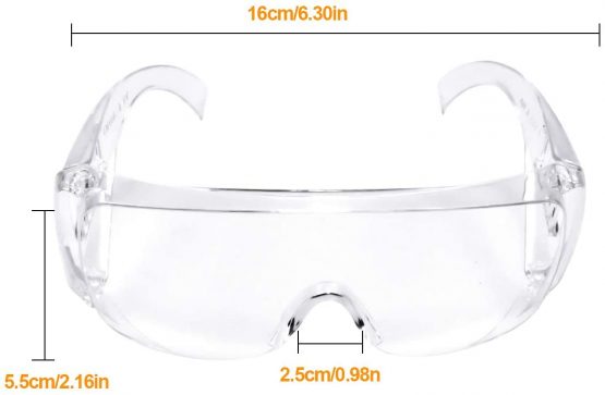12 Pack Safety Glasses Protective Eyewear Safety Goggles Eye Protection Safety Spectacles Work Glasses with Clear Lenses Security Glasses Anti-Scratch/Anti Dust/Wind - Image 3