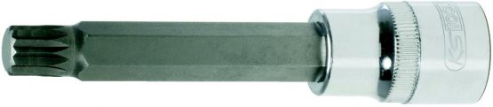 KS Tools 918.1695 1/2" CHROMEplus Bit socket spline (XZN), long, M12