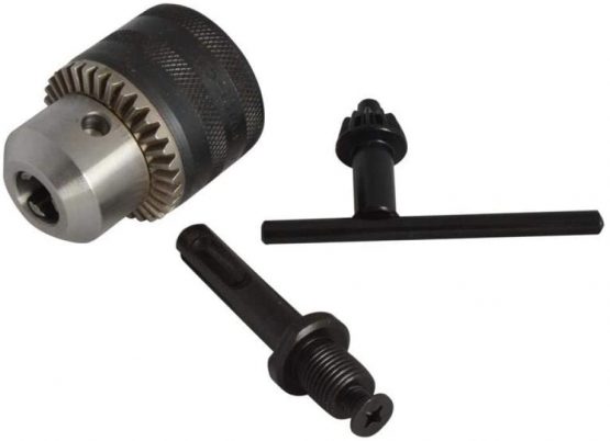Faithfull FAICHUCK12 Chuck, Key and SDS Adaptor - 13mm Capacity - 1/2 x 20UNF