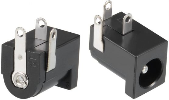 sourcingmap 10pcs 5.5x2.1mm 3P DC Power Jack PCB Mount Female Socket Connector - Image 2