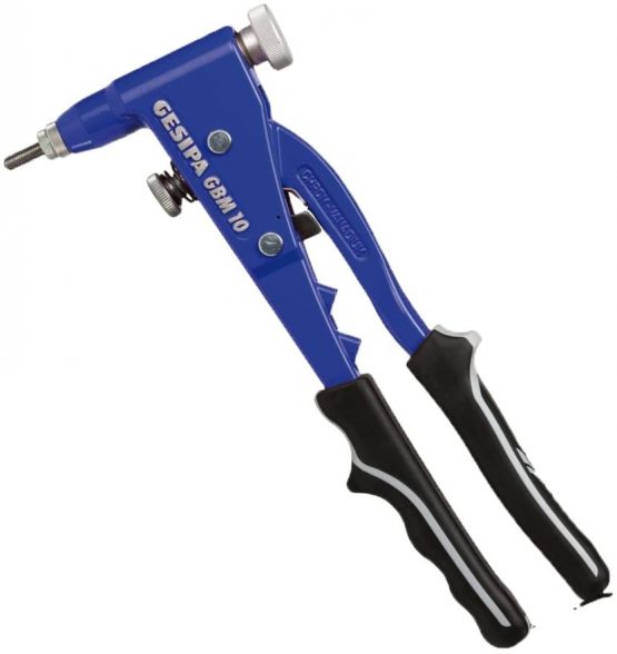Gesipa 1434761 7693380010" GBM 10" Blind Rivet Nut Hand Tool, Blue/Black