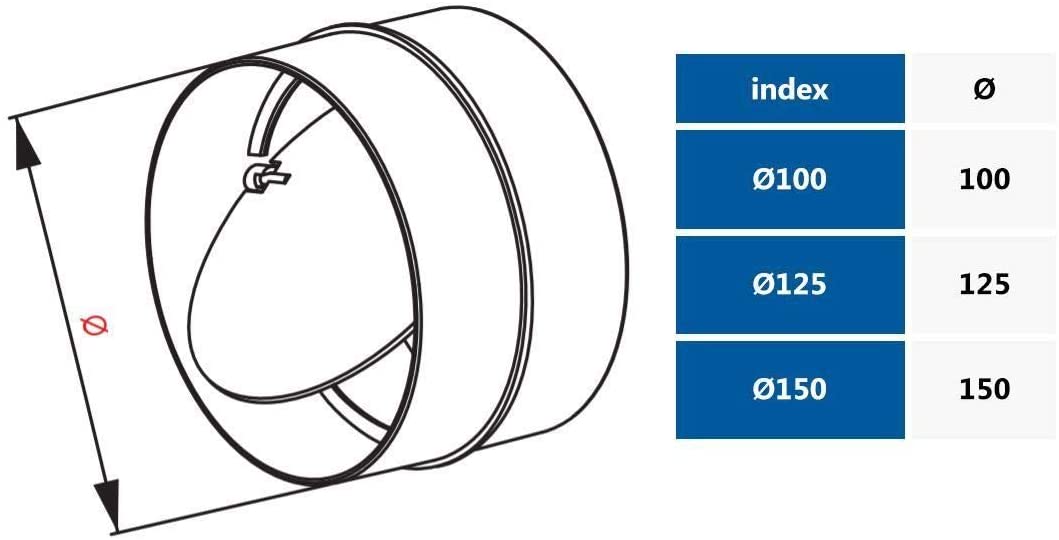 Awenta K0125 22 Valve Connector for VMC Ventilation System Diameter 125 mm, Standard - Image 2