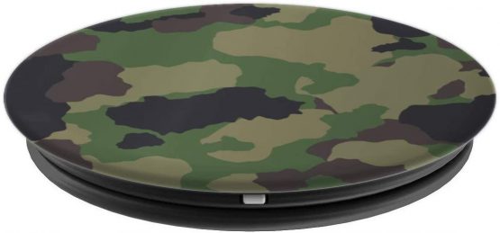 Camouflage Green Camo Military Army PopSockets PopGrip: Swappable Grip for Phones & Tablets - Image 2