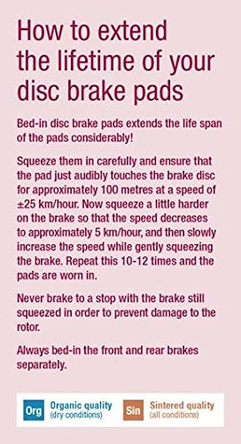 Elvedes Disc Brake Pads Organic Per Pair Fits Shimano Br-M535 M545 M585 M595 M601 M665 M765-M776 M800 M965-M975 S500 S501 R505 T605 T665/All Trp Dash - Image 2