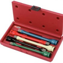 KS Tools 515.1060 Torsion bar extension set, 5 pcs, 1/2"