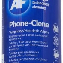 AF Phone-Clene - 100 Wet Cleaning Wipes For Desk Phones and Headsets