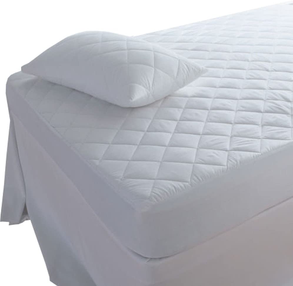 Cotton Waterproof Quilted Mattress Protector 38cm Deep 2ft 6 Bunk Anti Allergy 