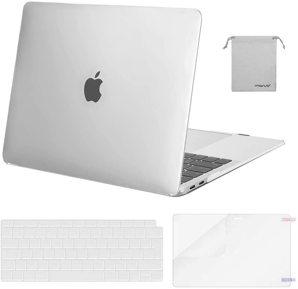 MOSISO Compatible with MacBook Air 13 inch Case M1 2021 2020 2019 2018