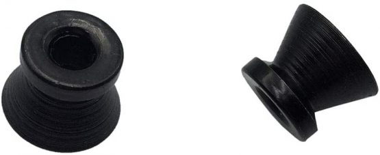 Missmore Metal Strap Lock Buttons End Pins with Mounting Screws for Electric Acoustic Guitar, Bass, Ukulele, Black-2 Pack - Image 3