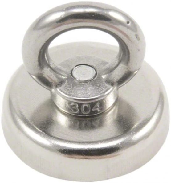 Magnet Experts F4MA48M8-EYE-1 Clamping Magnet with M8 Eyebolt