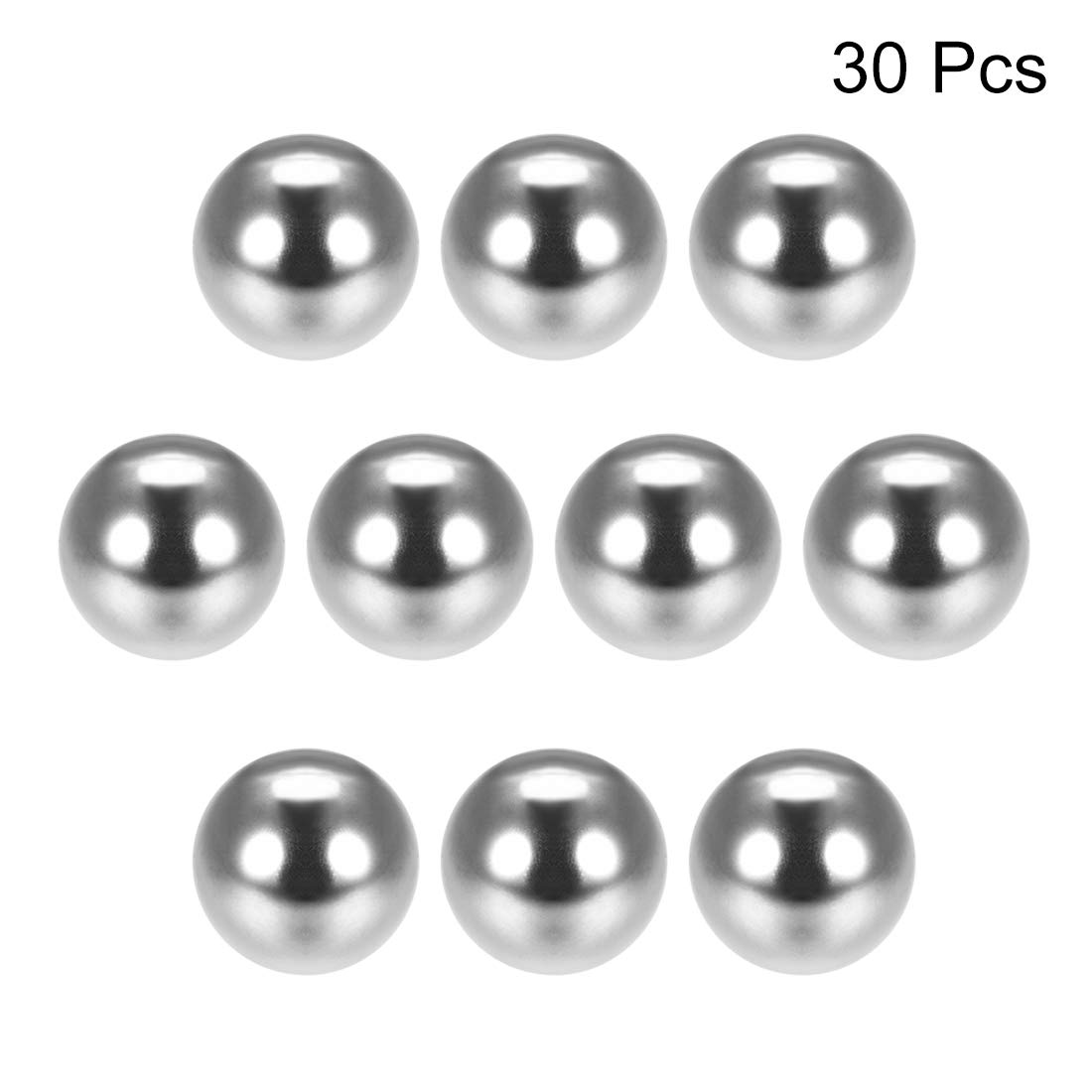 sourcing map 10mm Precision Chrome Steel Bearing Balls G25 30pcs, 10mm (30pcs) - Image 3