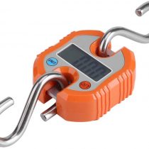 Luggage Scale, Mini Portable Crane LCD Digital Electronic Hook Hanging Scales Loop Weighing Balance Digital Travel Postal Fishing Hook Scale.(Orange)