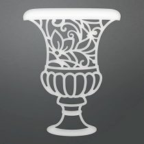 Couture Creations Enchanted Vase Die, Metal, Black, 20.1 x 14.2 x 0.7 cm