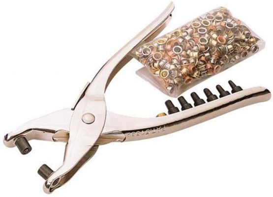Draper 31096 Interchangeable Hole Punch and Eyelet Plier, 210mm
