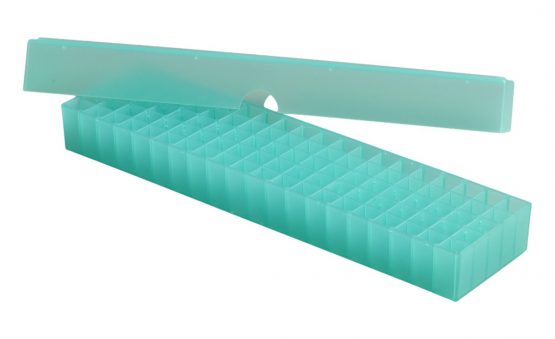 Camlab Plastics RTP/72400-G Storage Long Box, 100 Place, Polypropylene, Green