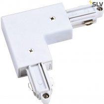 SLV Corner Connector for 1-Phase high Voltage Track/White