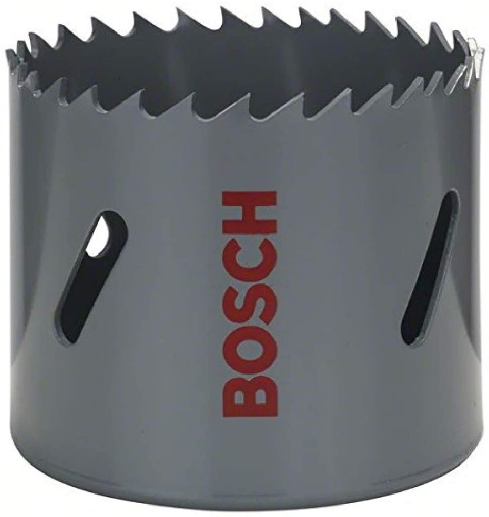 Bosch Professional 1x Hole Saw HSS Bi-metal for standard adapter (for various materials diameter 60 mm, Accessory Rotary Drill)