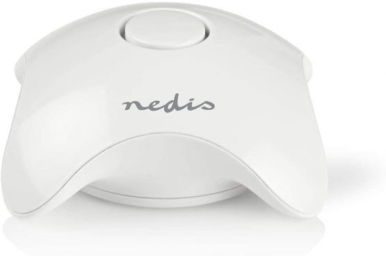NEDIS Water Leak Alarm with 85dB Built-in Siren, Stand-alone & Easy-to-install Water Detector, White