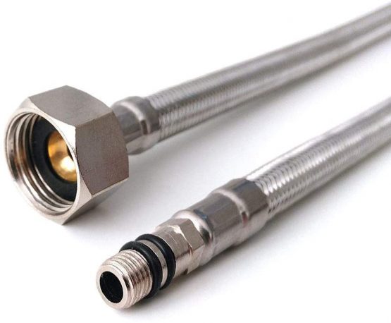 Xcel Home™ 2 x M10 x1/2 BSP (900mm) Kitchen/Basin Monobloc Mixer Tap Connectors Flexi Pipes Tails || Product Code: FPM10-900 - FBA