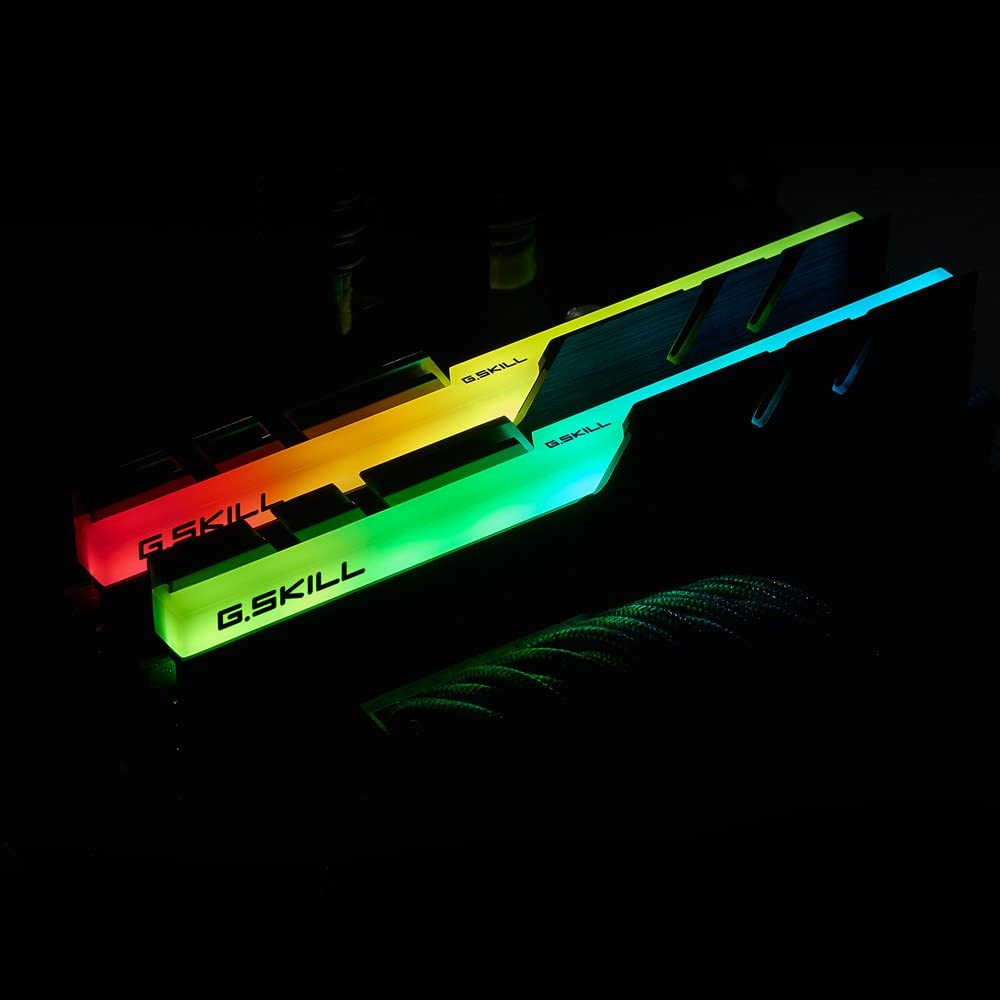 G.SKILL F4-3200C16D-16GTZR Trident Z RGB Series 16 GB (8 GB x 2) DDR4 3200 MHz PC4-25600 CL16 Dual Channel Memory Kit - Image 2
