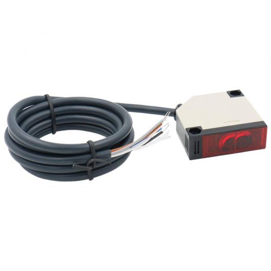 Heschen photoelectric switch E3JK-R4M1 AC 90-250V AC illuminate type detection distance 4m with reflector panel - Image 2