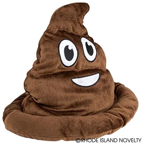 Rhode Island Novelty Emoji Poop Hat, Brown - Image 2