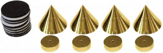 Dynavox Sub Watt Absorber Set of 4 Brass