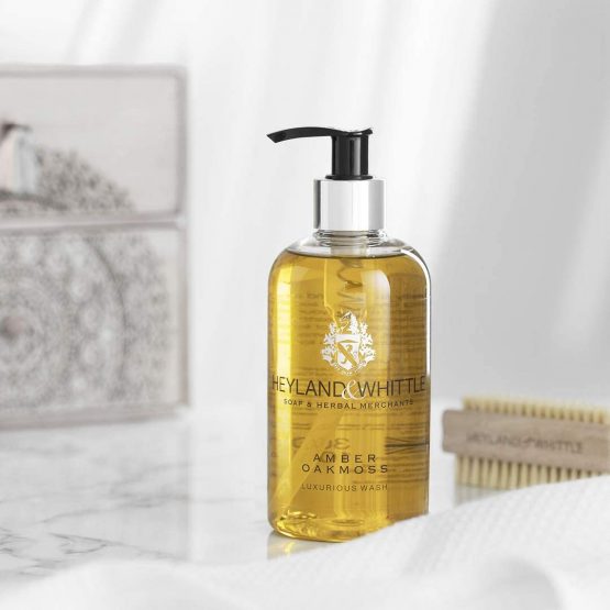 Heyland & Whittle Amber Oakmoss Hand and Body Wash, 300 ml - Image 3