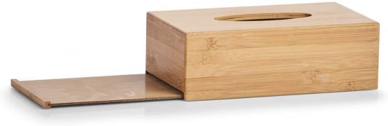 Zeller 25305 Bamboo Tissue Box 27.5 x 15.5 x 8.5 cm, Wood - Image 2