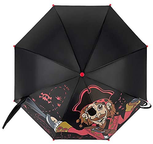 VON LILIENFELD Children's umbrella Pirat up to 8 years black, 73/60 - Image 4