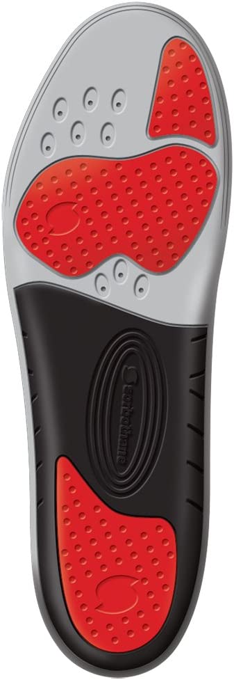 Sorbothane Size 3 to 4.5 Sorbo-Pro Insoles, Silver, 3-4.5 - Image 2