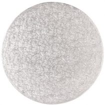PACK OF 5 - Culpitt 7'' Round Cake Drum/Board - 13mm Thick - Silver Foil Covered