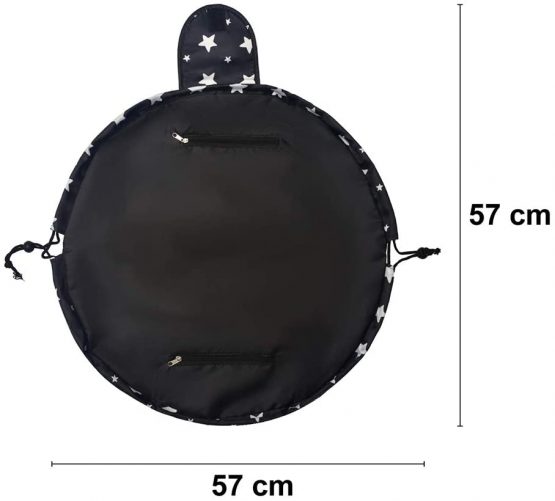 Lazy Drawstring Makeup Bags, Large Capacity Waterproof Travel Portable Cosmetic Bag Pouch Makeup Pouch Storage Organiser for Women Girl  (All Star) - Image 3