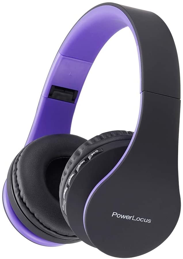 PowerLocus Wireless Bluetooth Over-Ear Stereo Foldable Headphones - Image 2