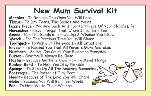 Mummy To Be Survival Kit in a Can, Funny New Mum Gift, Novelty Gift Set for Expecting Mothers - Image 2