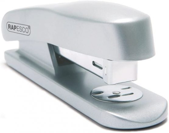 Rapesco REP260C1 Puffa Half Strip Stapler, 20 Sheet Capacity, Silver