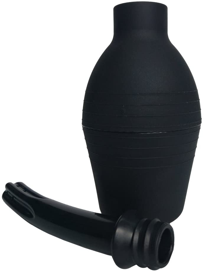 Careforyou Anal Douche Enema Bulb Vaginal Douche Enema Cleaner for Women’s or Man’s Health, Black - Image 2