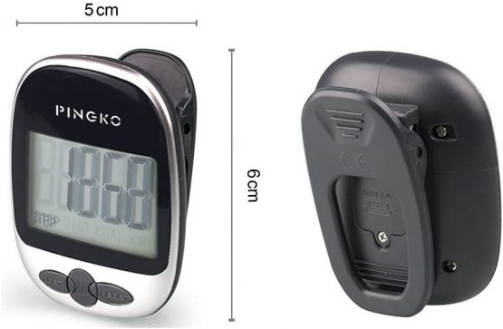 PINGKO Walking Pedometer Accurately Track Steps Portable Sport Pedometer Step/distance/calories/Counter Fitness Tracker, Calorie Counter - Image 3