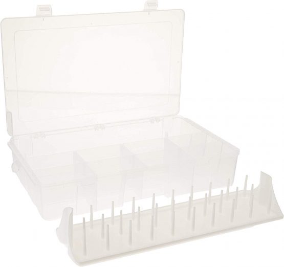 ArtBin Lutions Sewing Supply System with Lift-Out Thread Spool Tray, [1] Plastic Storage Case, Clear - Image 2
