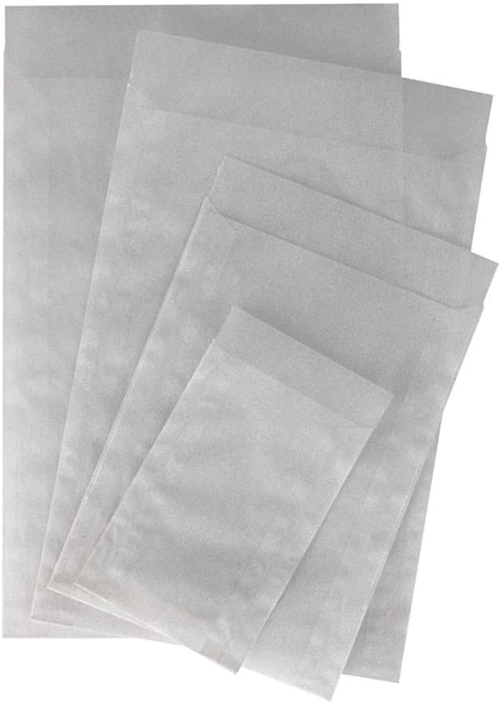 Lindner 704 Glassine Envelopes 75 x 102 mm, Transparent