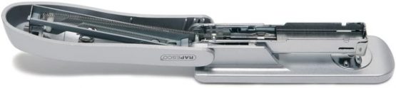 Rapesco REP260C1 Puffa Half Strip Stapler, 20 Sheet Capacity, Silver - Image 2
