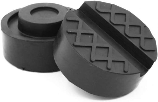 Dawa Jack Rubber Pad,2 Pack Rubber Jack Pads Universal Slotted Frame Rail Protector for Trolley Jack - Image 2