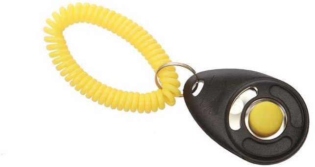 Starmark Pro-Training Deluxe Clicker for Dogs, Black and Yellow - Image 2