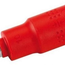 'alyco 190358 Socket - Isolated 1000 V VDE en-60900 1/2 HEX 8 MM, Grau Mit Abzieher Für Schwarze Gläser