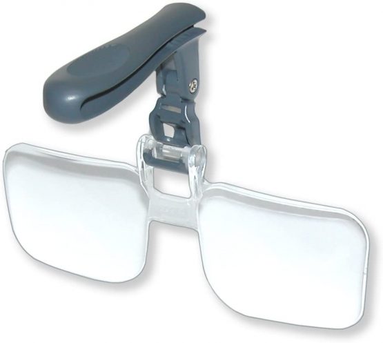 Carson VM-12 VisorMag Hands-Free Hat Mounted Clip-On 2.00x Magnifying Lenses