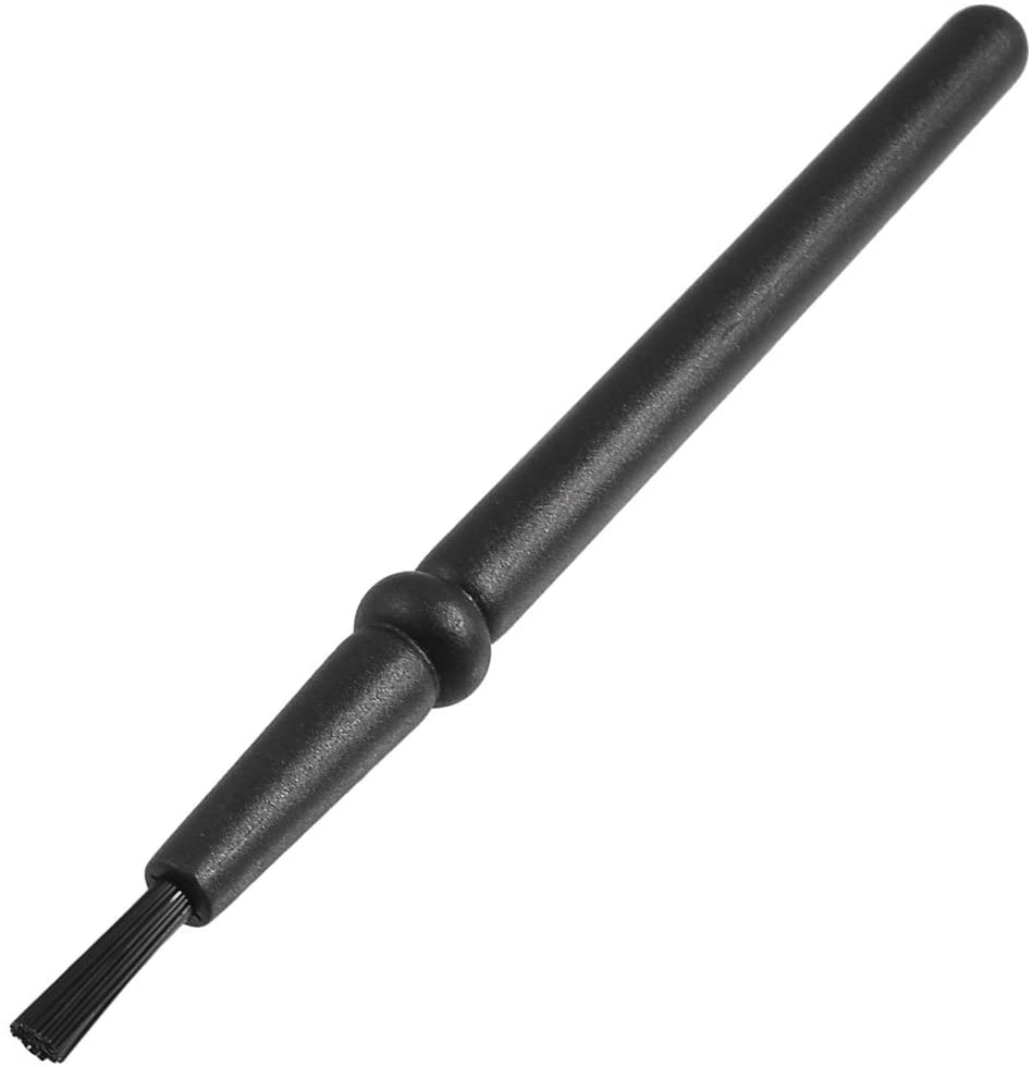 Sourcingmap Black Round Handle PCB Cleaning Tool Anti Static Brush 5.5 inch