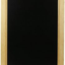 Chalkboards UK WC102 Framed Blackboard, Wood, Black, A2, 625 x 450 mm